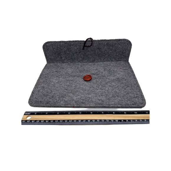 Felt Ipad/tablet Sleeve NWOT Universal 10.50 x 8.25 inches Gray Lined - Picture 11 of 12